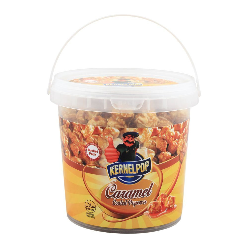 Picture of Kernelpop Caramel Coated Popcorn 195GM Bucket