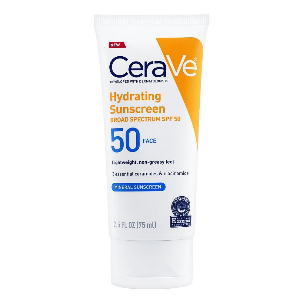 Picture of Cerave Hydrating Mineral Sunscreen SPF50 75ML