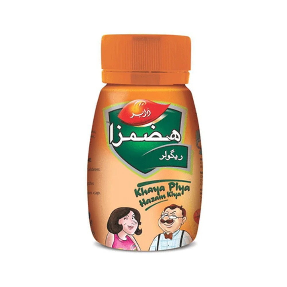 Picture of Dabur Hazmazza Regular 120 Tablets Bottle
