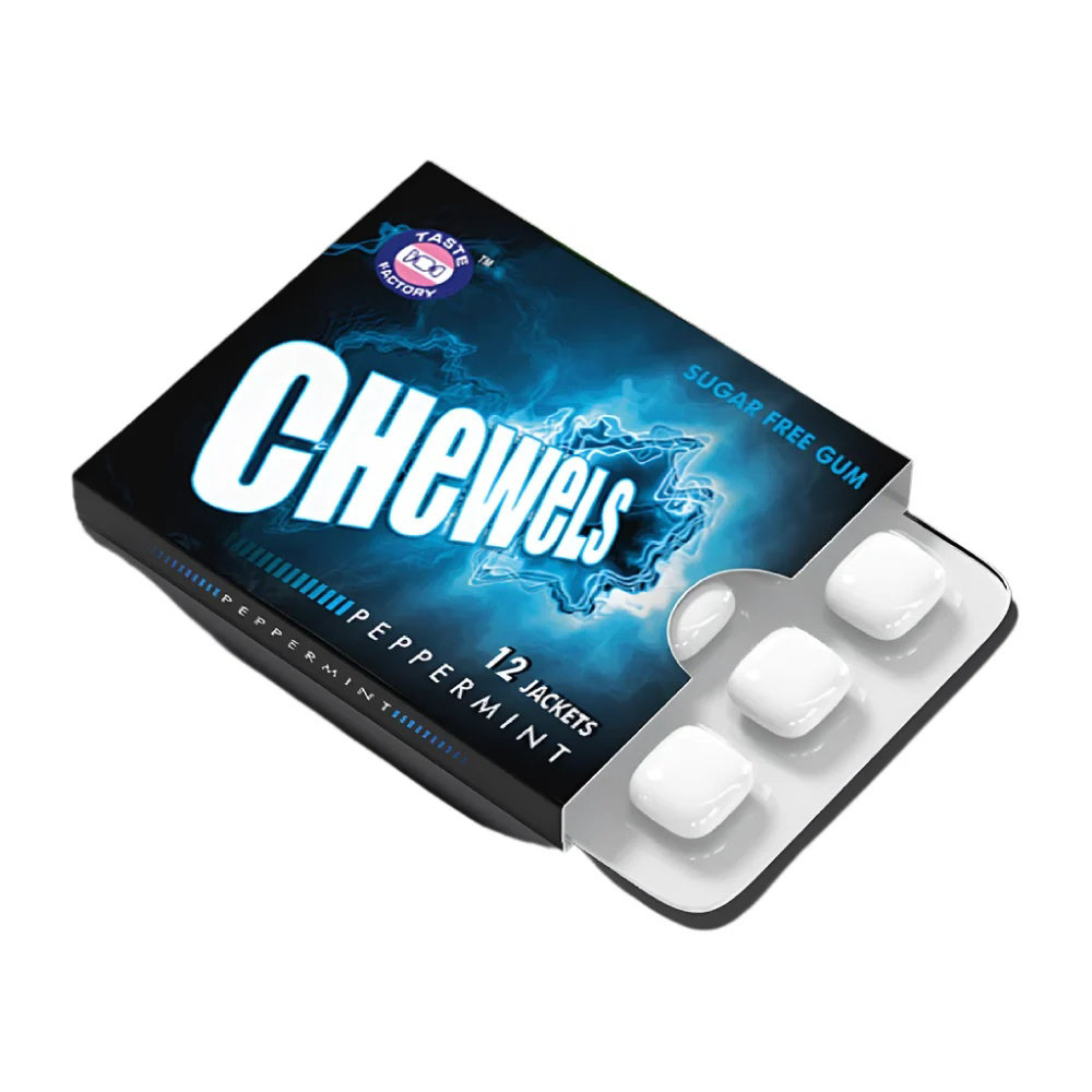 Picture of Chewels Peppermint Sugar Free Gum 12Pcs