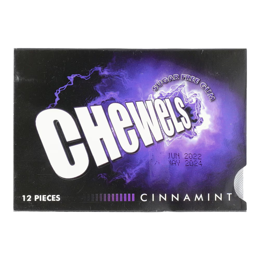 Picture of Chewels Cinnamint Sugar Free Gum 12Pcs