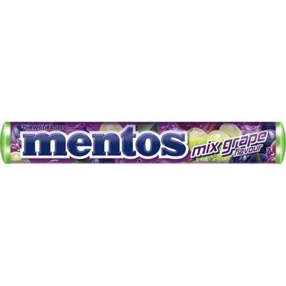 Picture of Mentos Chewy Dragees Grape Flavour 29.7GM