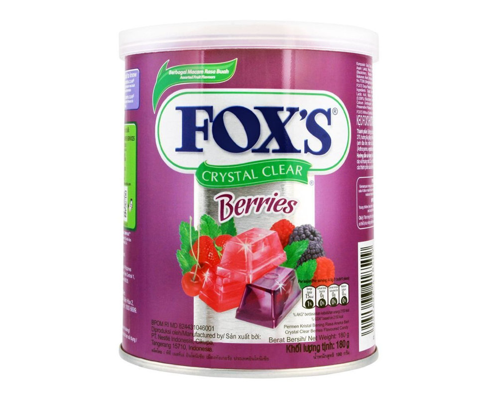 Picture of Foxs Berries Candies 3in1 Tin 170GM