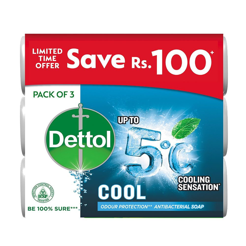 Picture of Dettol Cool Soap 3x 80g