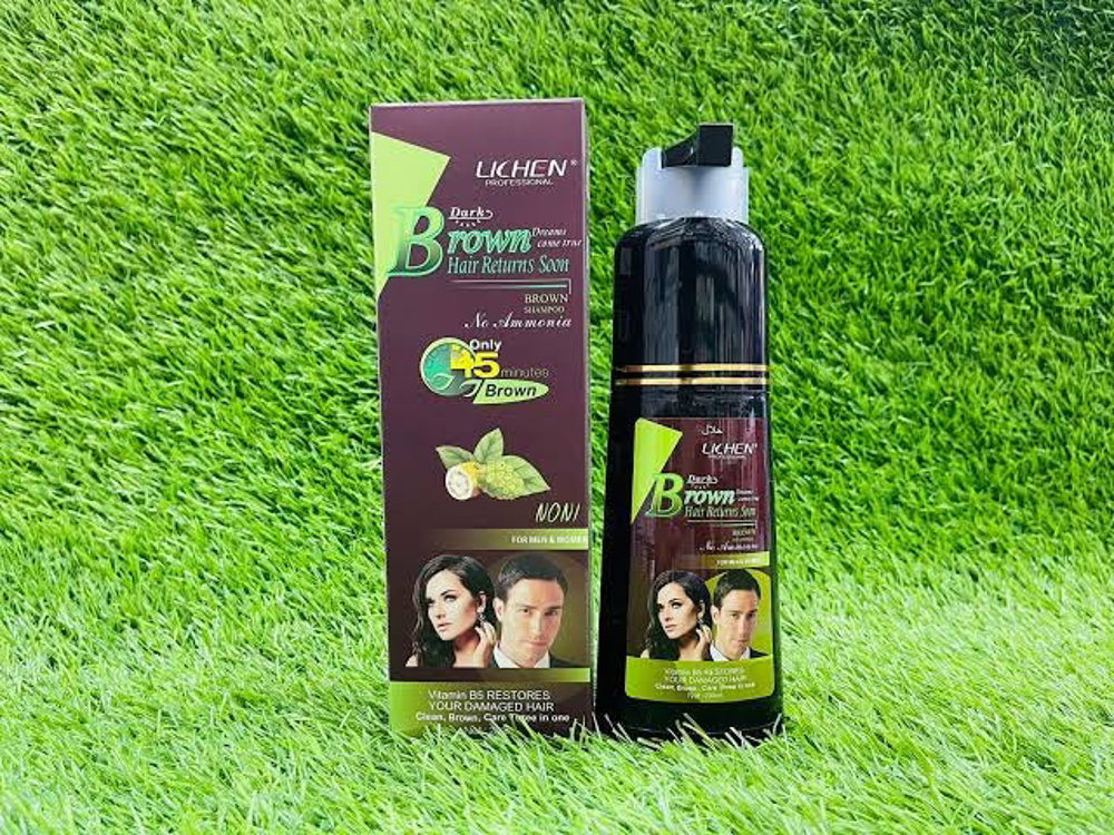 Picture of Lichen Dark Brown Hair Color Shampoo 