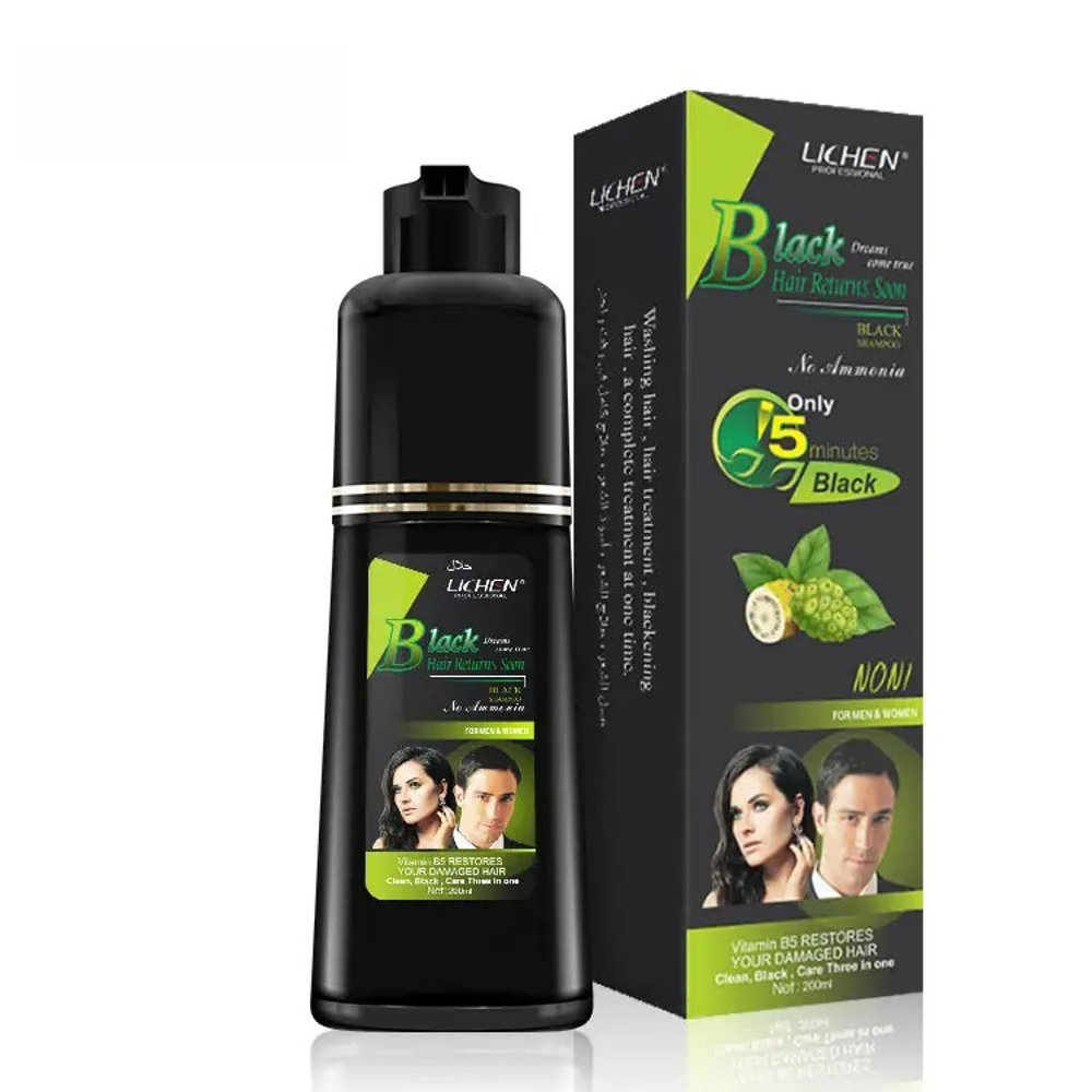 Picture of Lichen Black Hair Color Shampoo