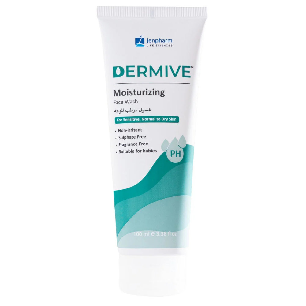 Picture of Jenpharm Dermive Moisturizing Face Wash 100ML