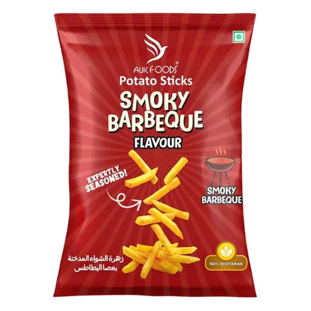 Picture of Auk Foods Potato Sticks Smoky Barbeque 70GM