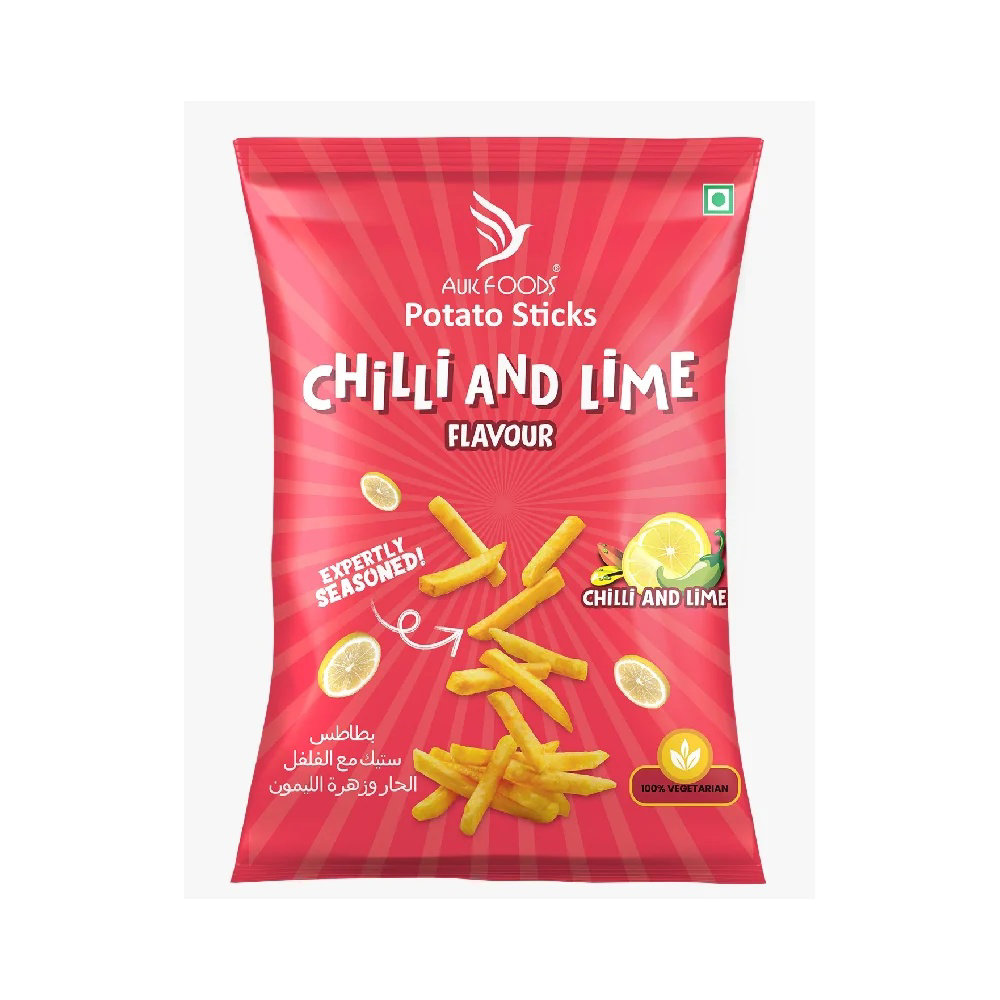 Picture of Auk Foods Potato Sticks Chilli & Lime 70GM