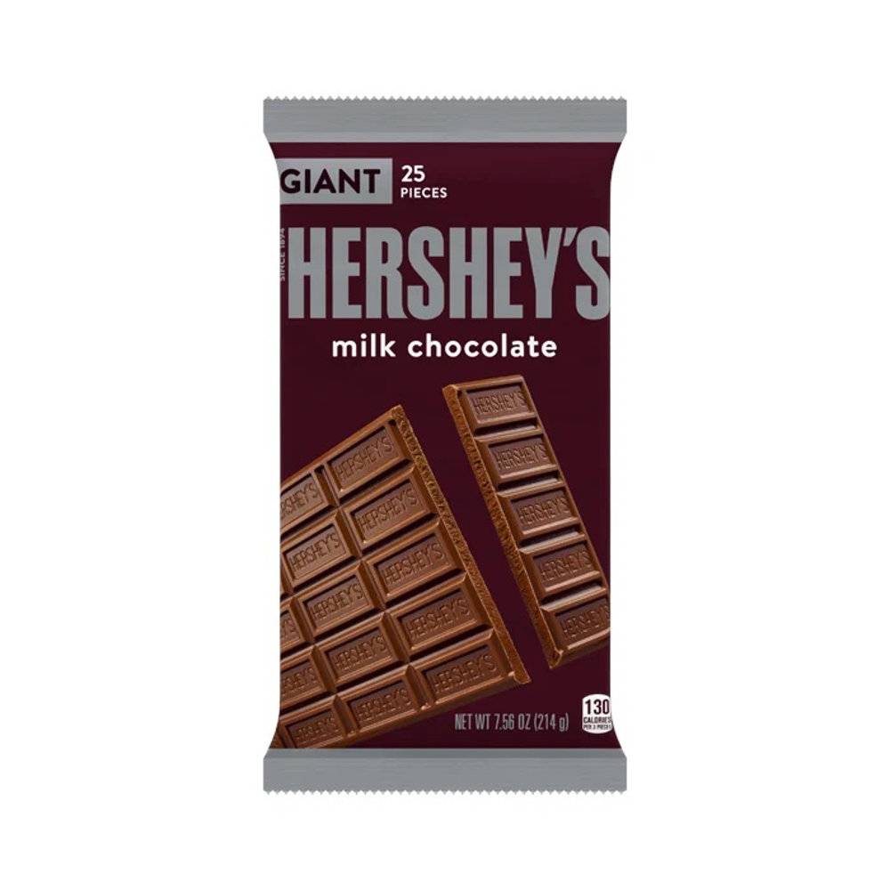 Picture of Giant Hersheys Milk Chocolate 214GM