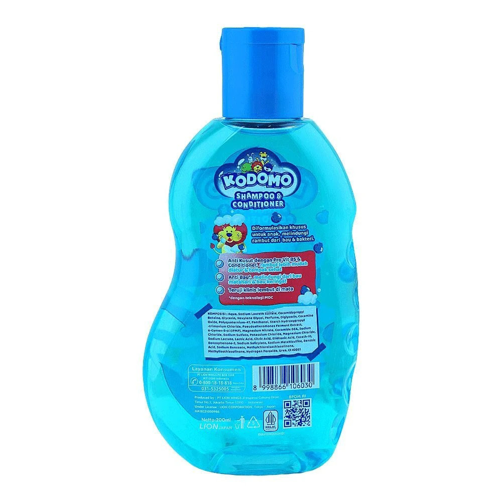 Picture of Kodomo Shampoo & Conditioner Blueberry 200ML