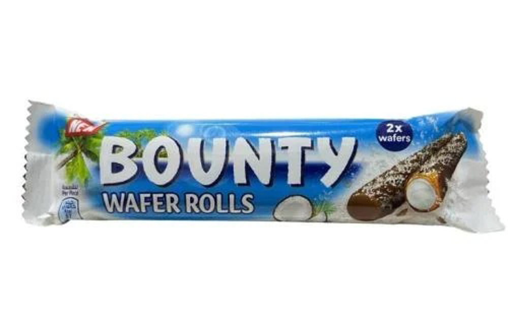 Picture of Bounty Wafer Roll Chocolate 2Pcs 23.4GM