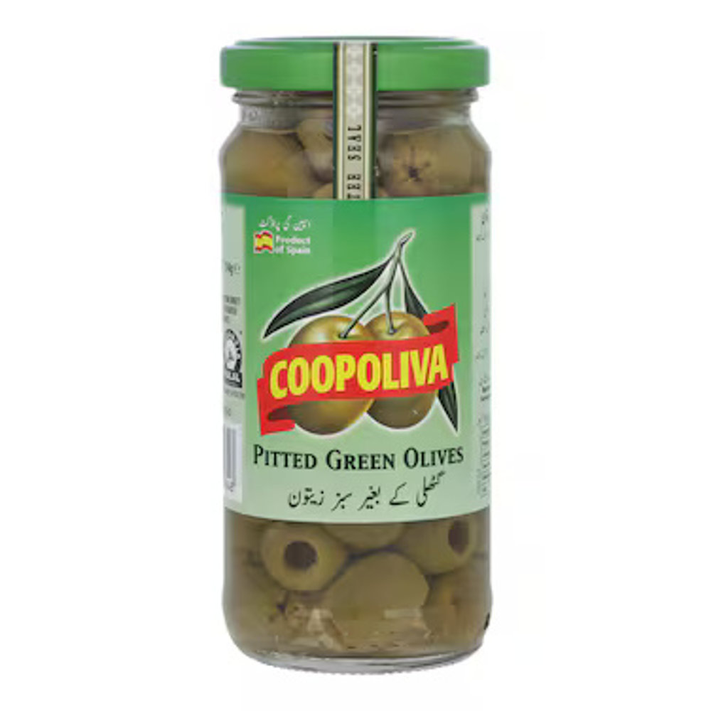 Picture of Coopoliva Pitted Green Olives 235GM