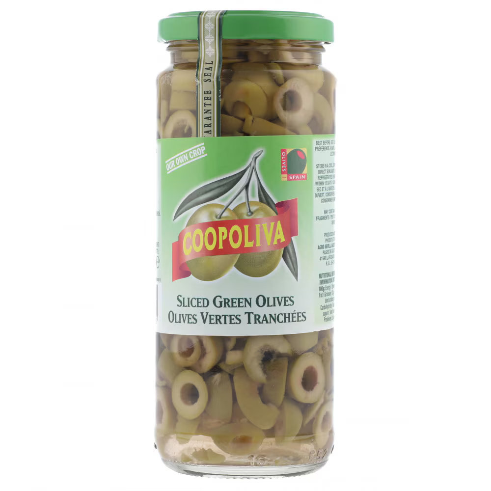 Picture of Coopoliva Sliced Green Olives 345GM