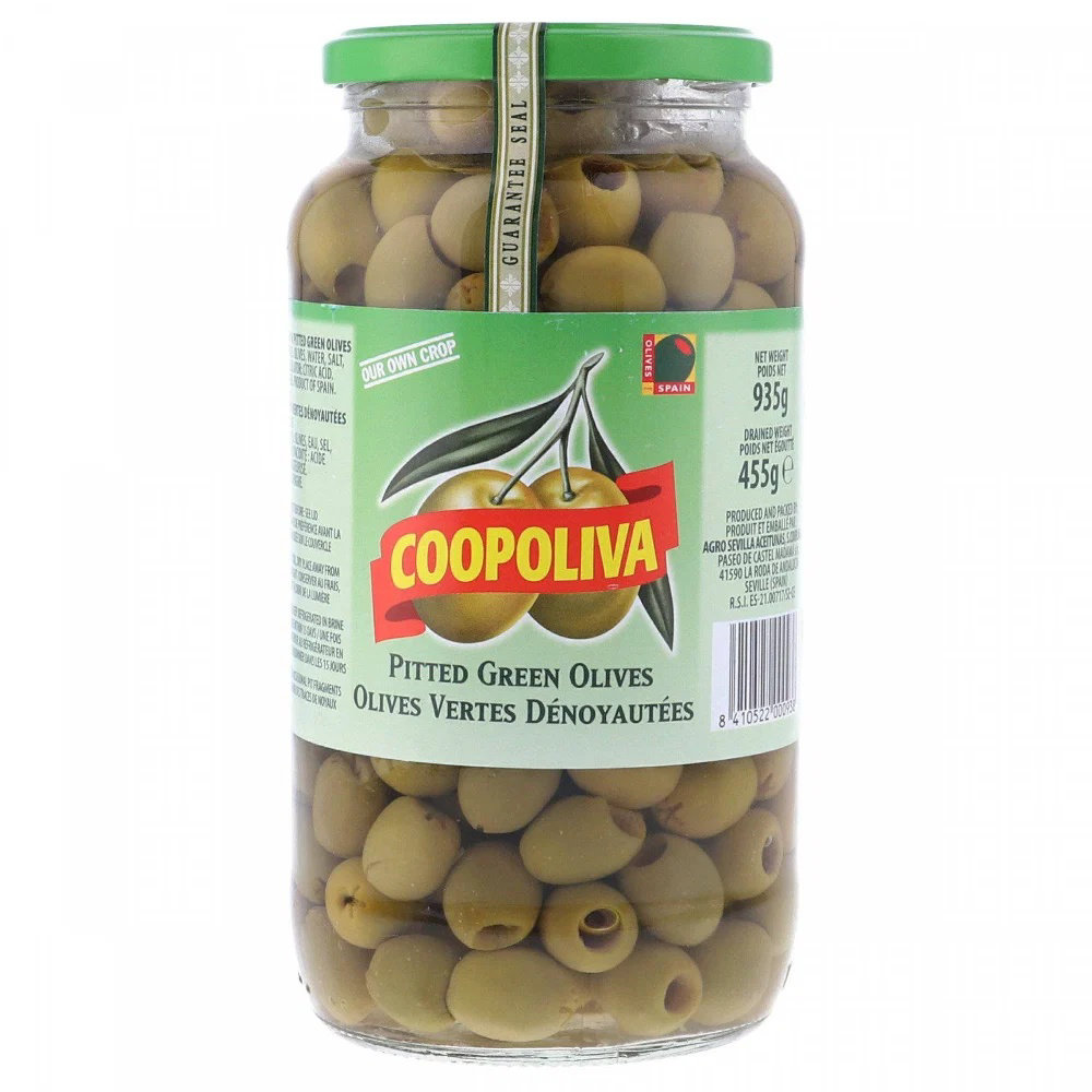 Picture of Coopoliva Pitted Green Olives 935GM