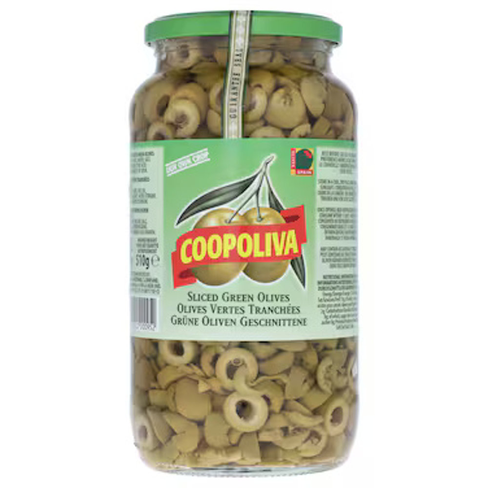 Picture of Coopoliva Sliced Green Olives 935GM