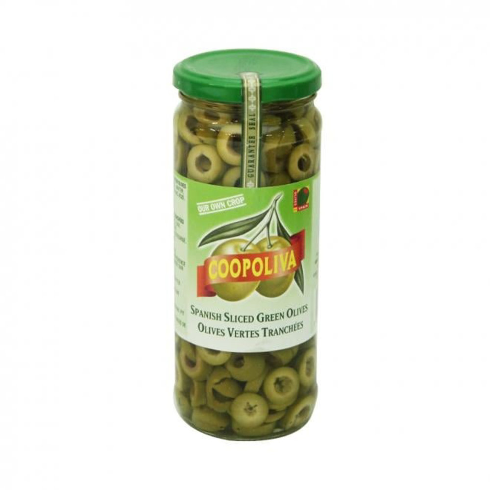 Picture of Coopoliva Pitted Green Olives 450GM