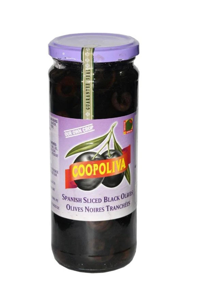 Picture of Coopoliva Sliced Black Olives 450GM