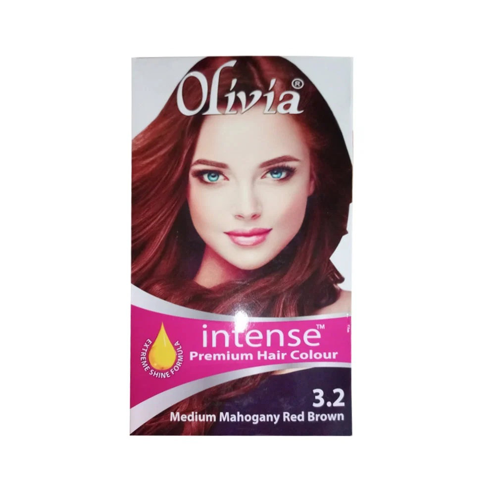 Picture of Olivia Hair Colour 3.2 Medium Mahogany Red Brown