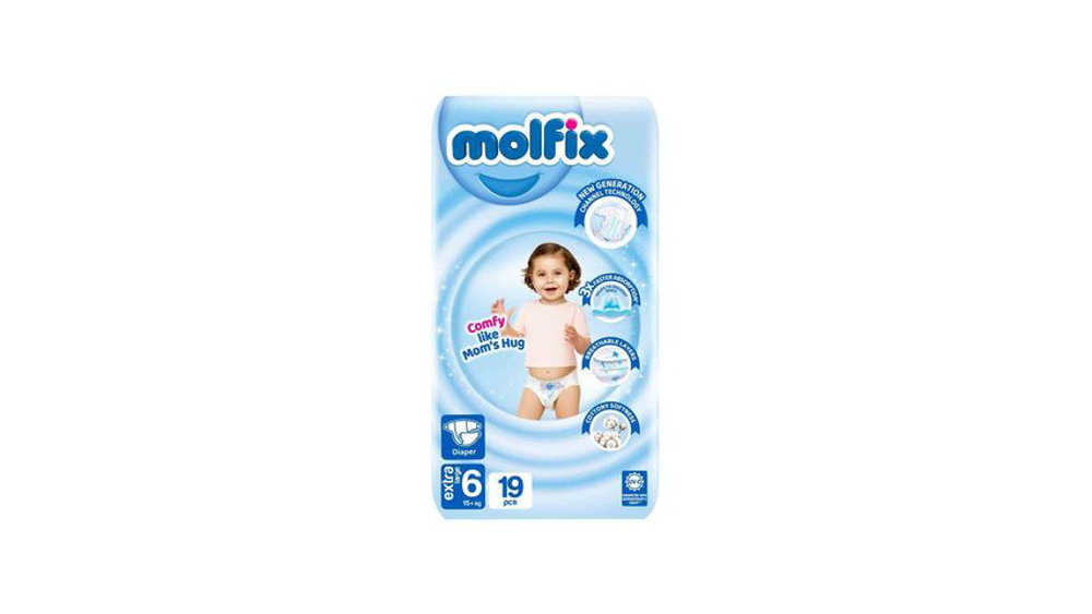 Picture of Molfix Baby Diaper Xl-16 19pcs