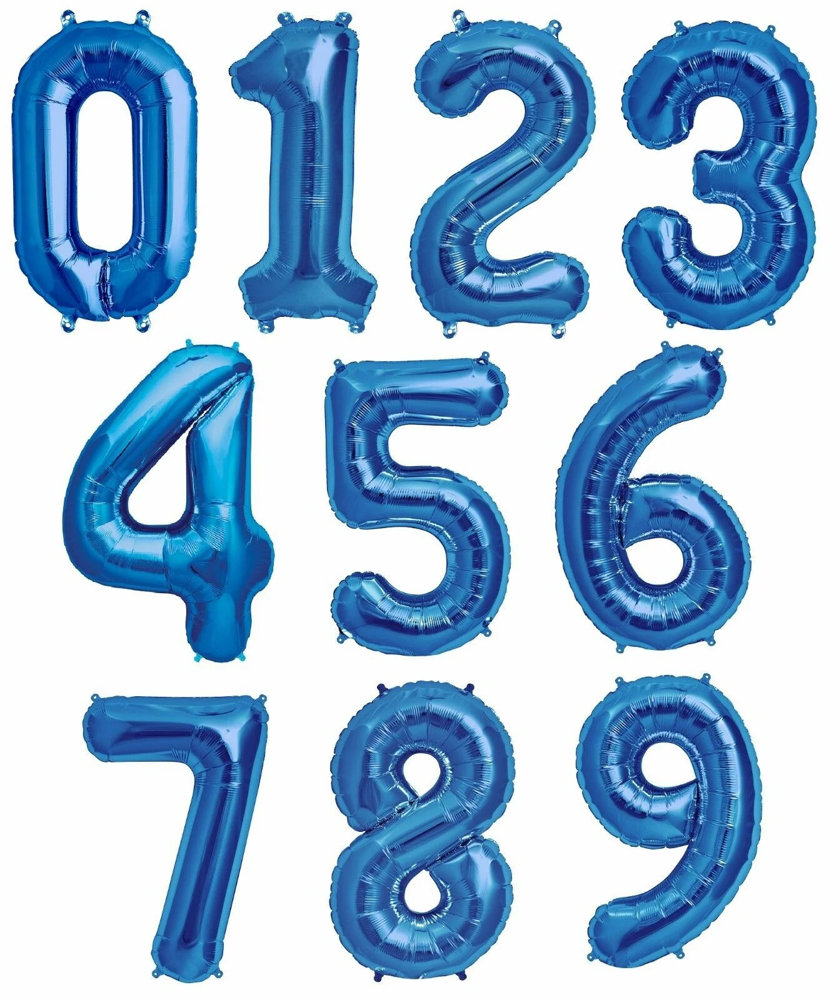 Picture of Foil Balloon Numbers 