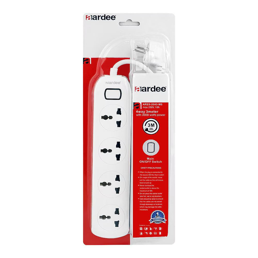 Picture of AARDEE 4WAY 3METER 2043-MS