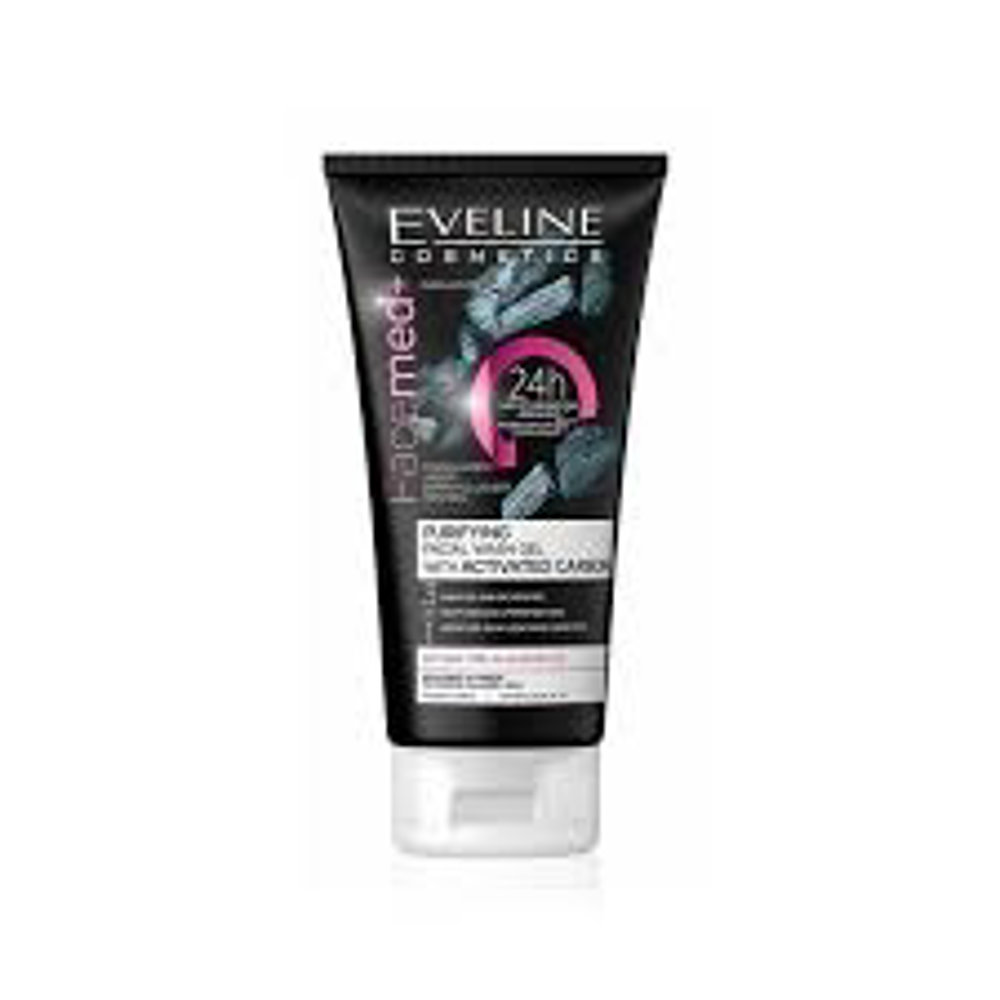 Picture of Eveline Purifying Facial Wash Gel With Activated Carbon 150ML