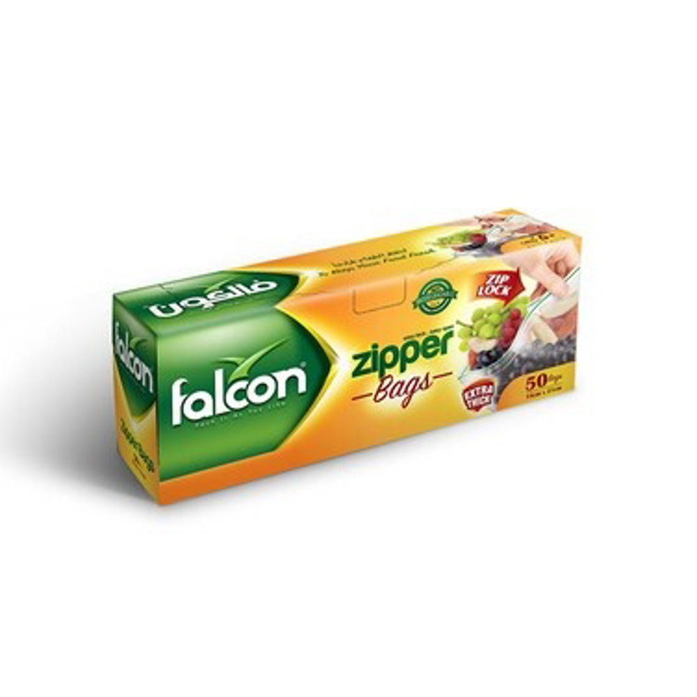 Picture of Falcon Zipper Bags 18x21cm 50Bags