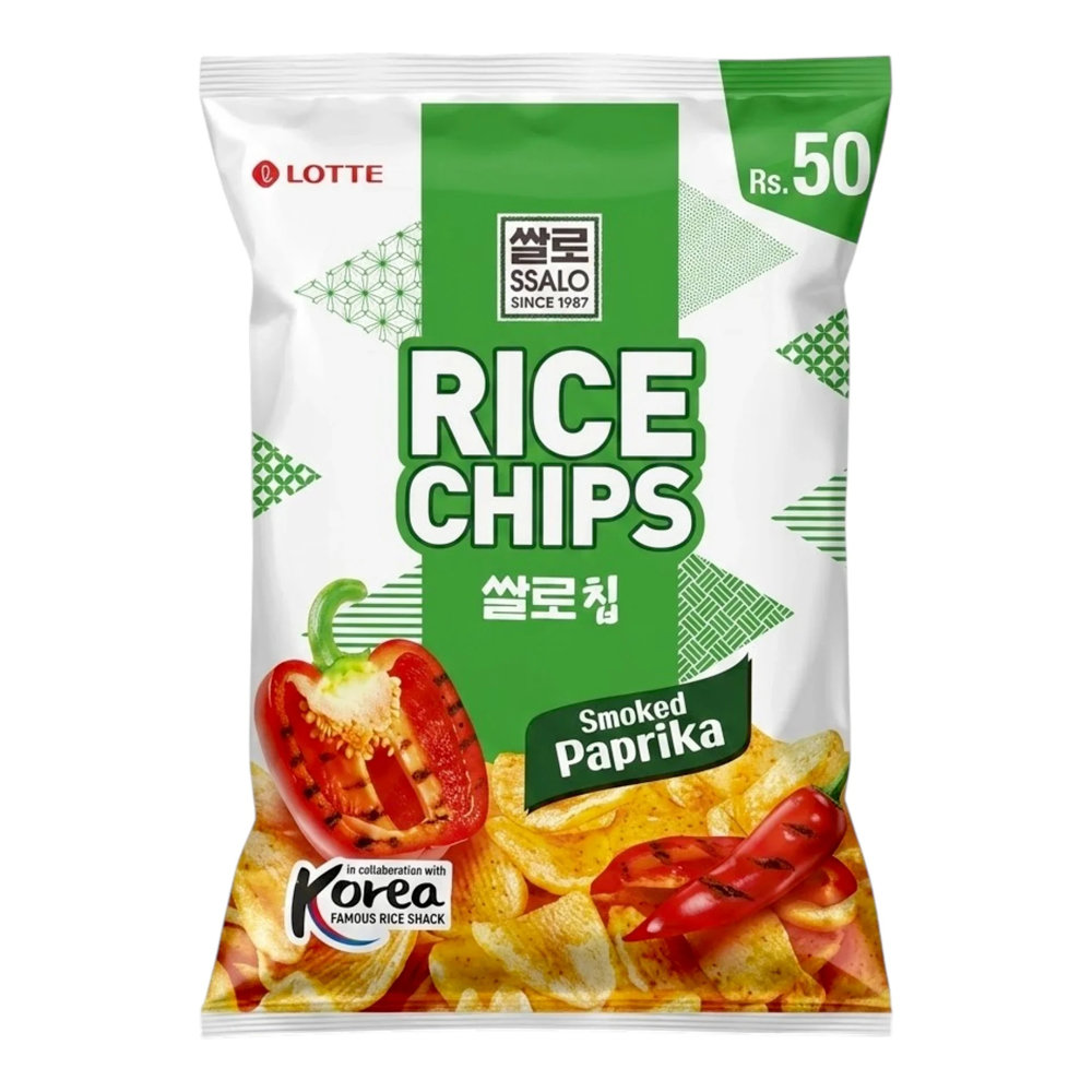 Picture of Lotte Rice Chips Smoked Paprika 25GM