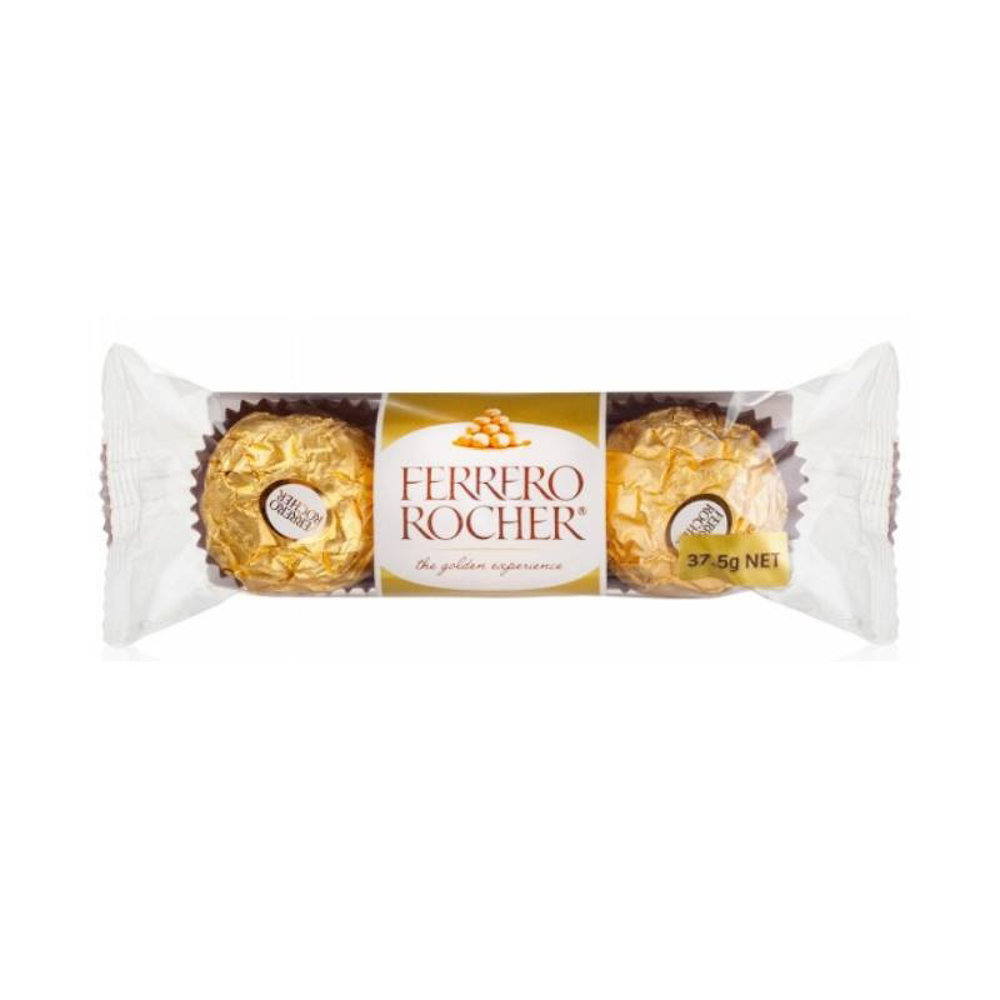 Picture of Ferrero Rocher Triple Pack Chocolate 37.5GM