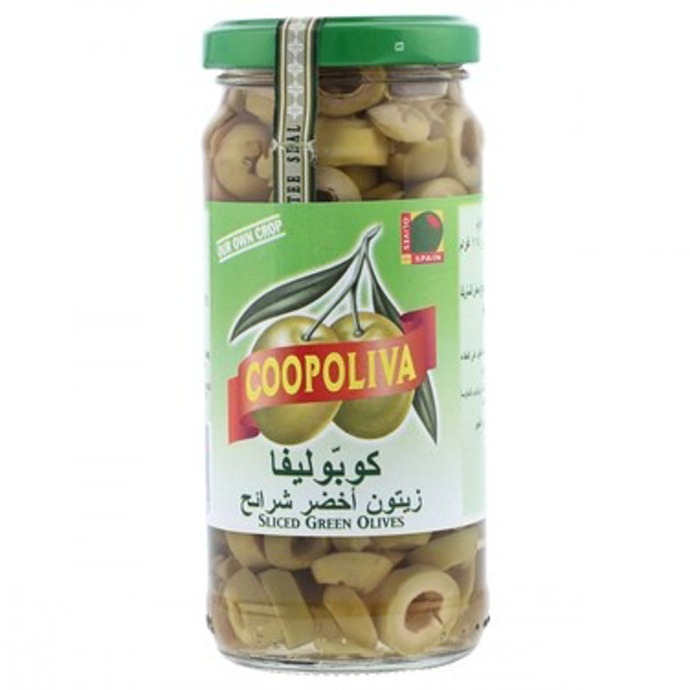 Picture of Coopoliva Sliced Green Olives 235GM