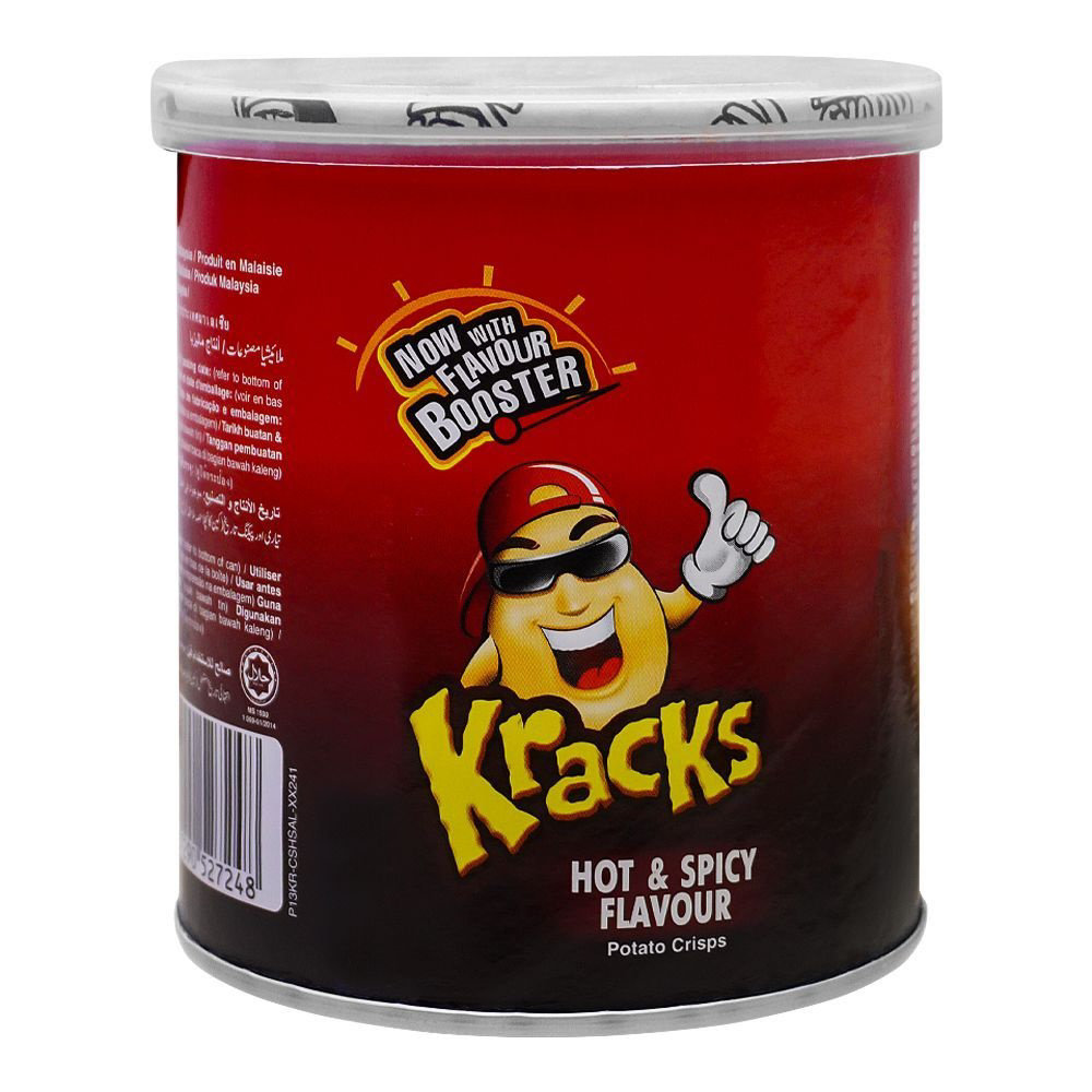Picture of Kracks Potato Crisps Hot & Spicy Flavour 45GM
