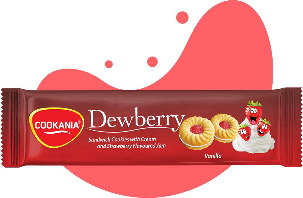 Picture of Cookania Biscuits Dewberry Jam & Cream RS.20