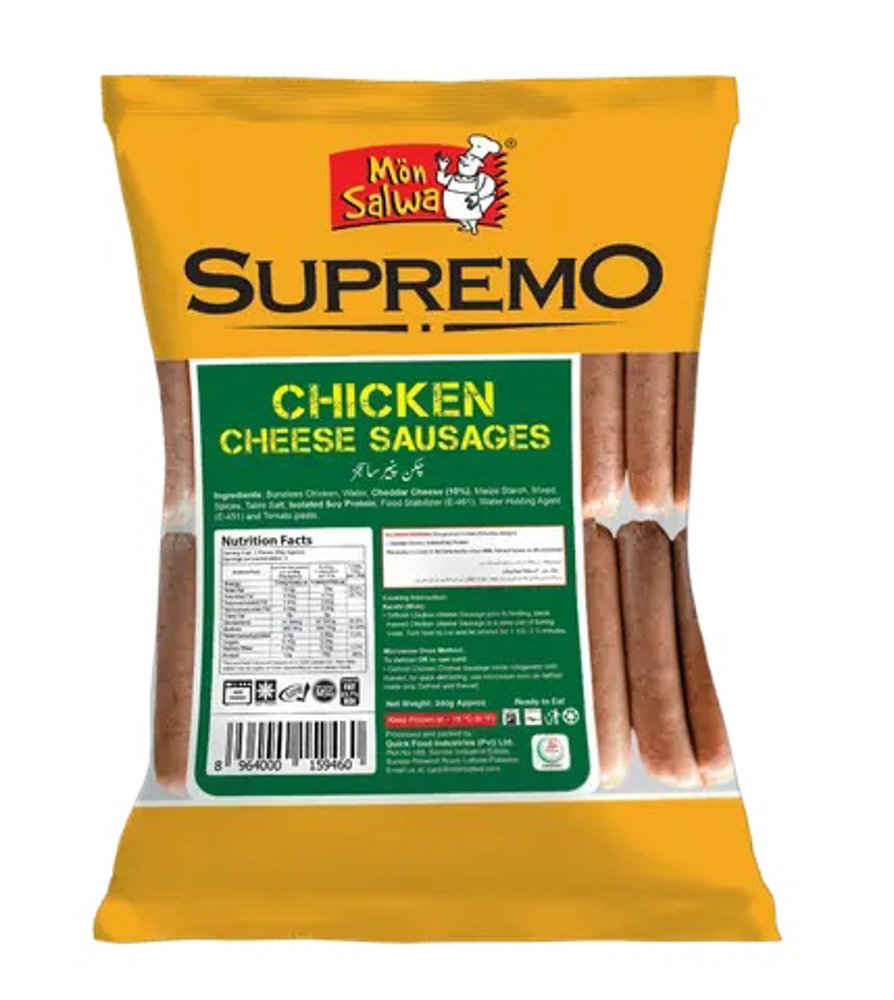 Picture of Mon Salwa Chicken Cheese Sausages 340GM