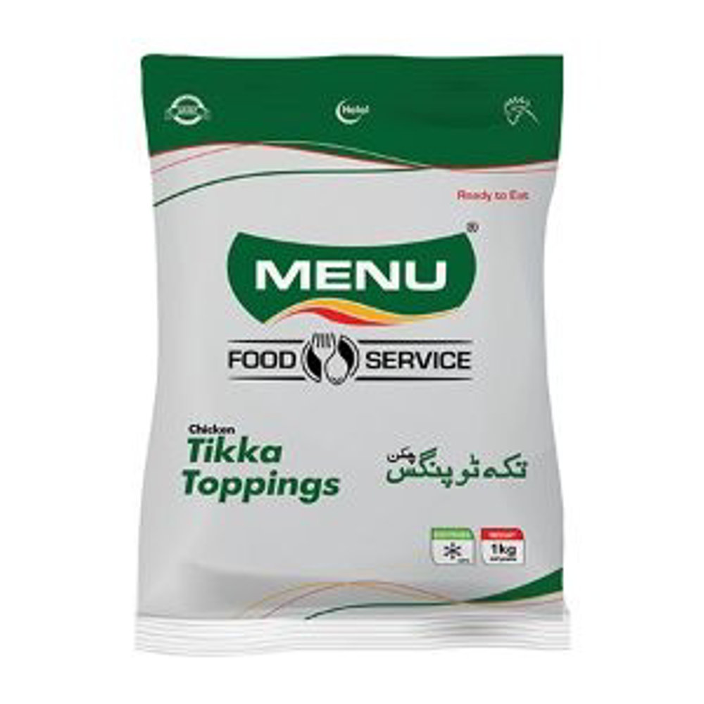 Picture of Menu Chicken Tikka Toppings Poly Bag 1KG