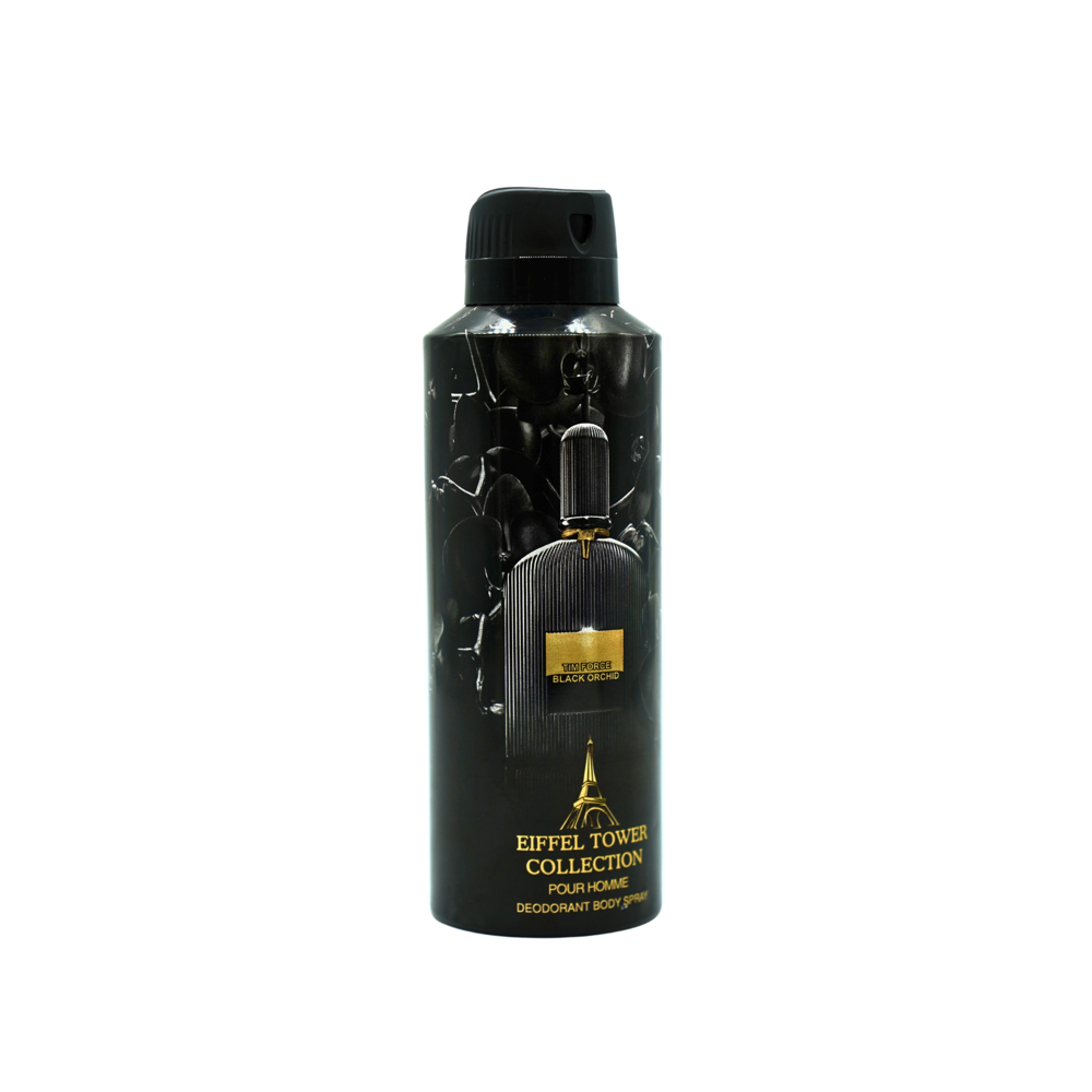 Picture of Eiffel Tower Collection Tim Force Black Orchid For Men Body Spray 200ML