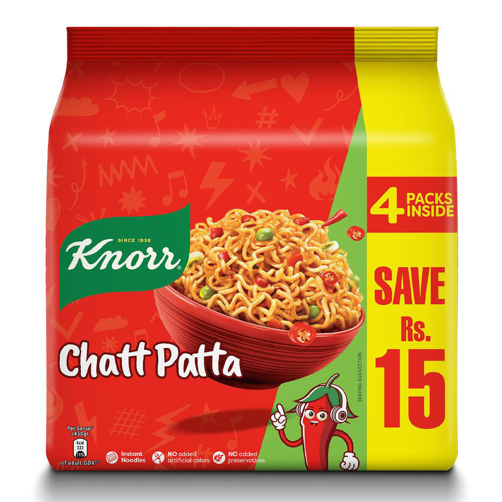 Picture of Knoor Noodles Chatt Patta 4 Pack Save 15