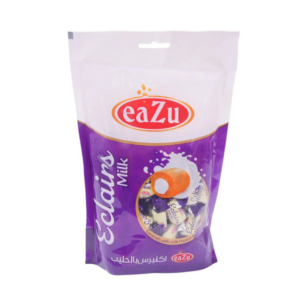 Picture of Eazu Eclairs Caramel With Milk Center Toffee Pouch 350gm